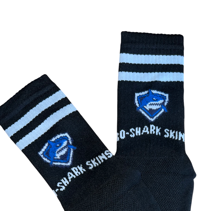 PRO SHARK Skins BLACK grip socks
