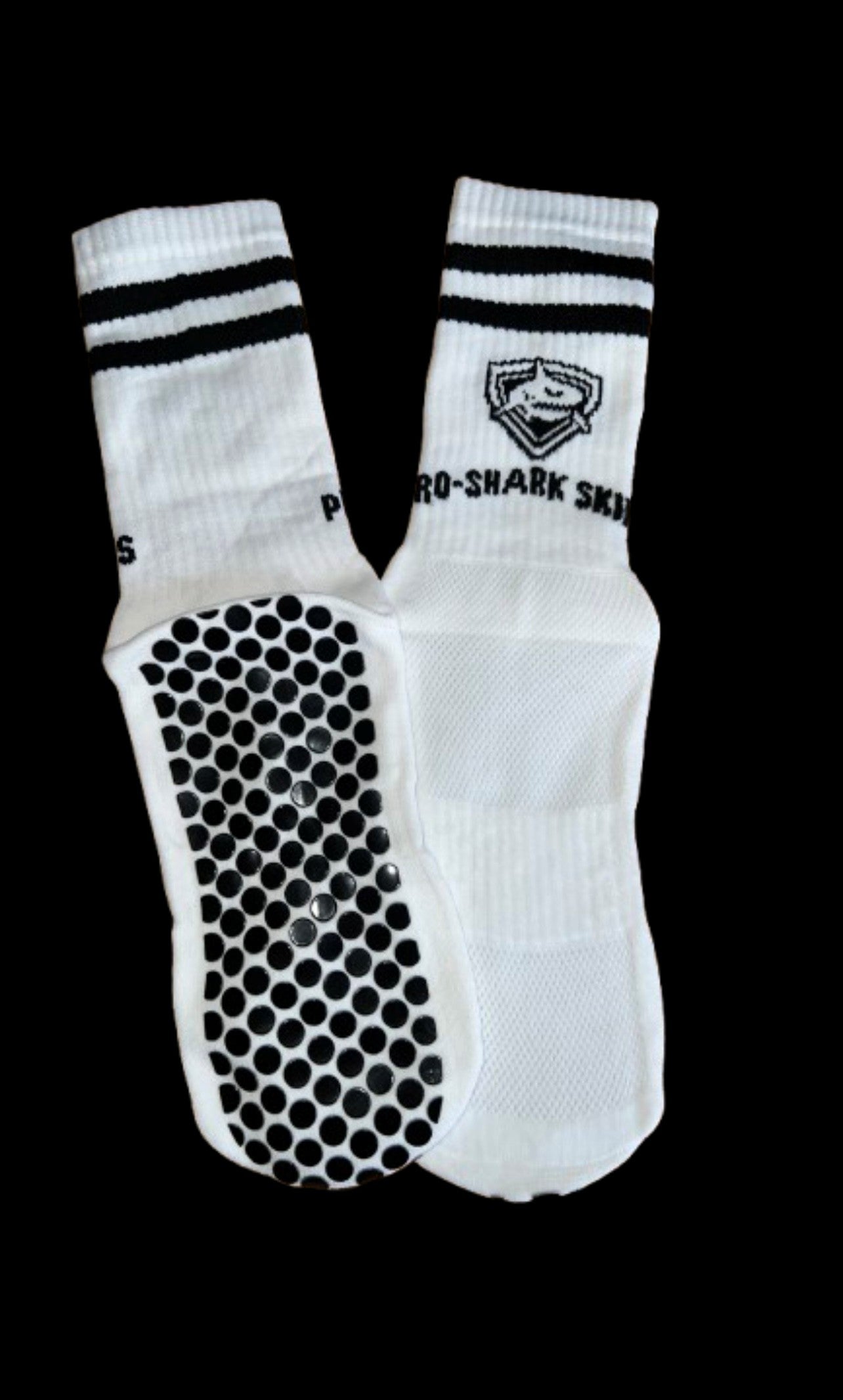 PRO-SHARK Skins WHITE grip socks